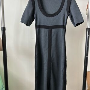 Iceberg knit dress in grey.